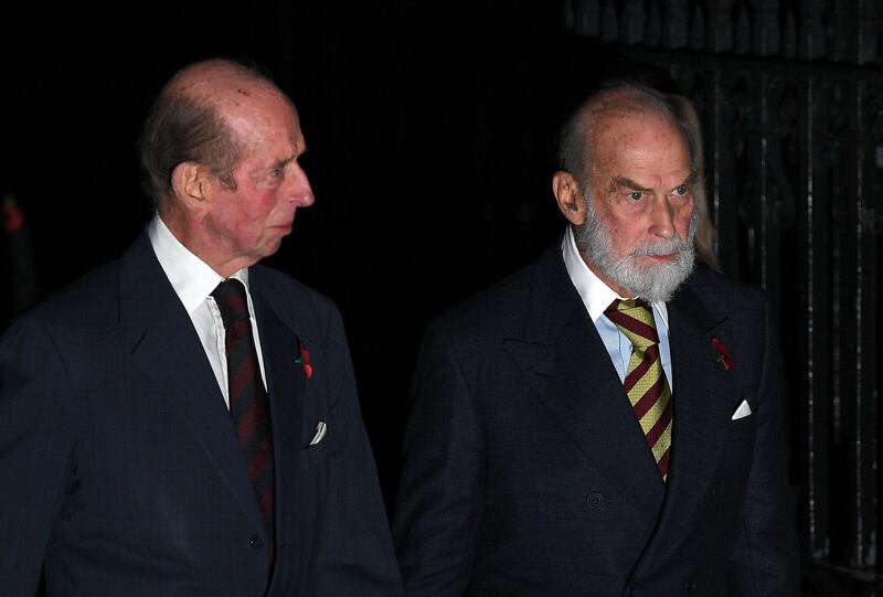 Prince Edward, Duke of Kent, and Prince Michael of Kent were also in attendance at the party. Getty Images