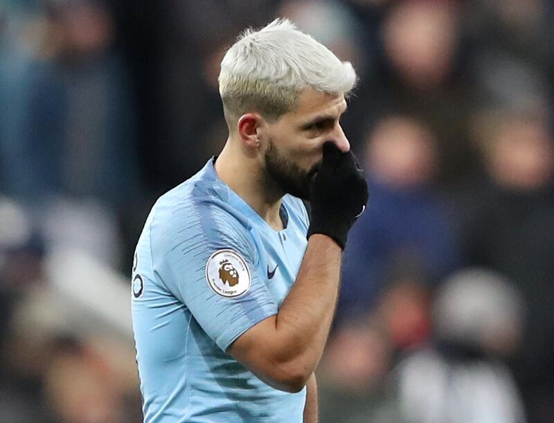Manchester City 3 Arsenal 0. Sunday, 8.30pm. City have won their past four matches with Arsenal and this should be a fifth as they look to bounce back from the shock loss to Newcastle. With Sergio Aguero, pictured, in good nick it should be three points for City. Reuters