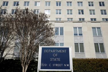 The State Department building in Washington, US. Reuters