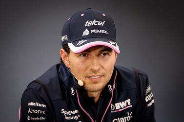 Mexican Formula One driver Sergio Perez of Racing Point has tested positive for coronavirus. EPA