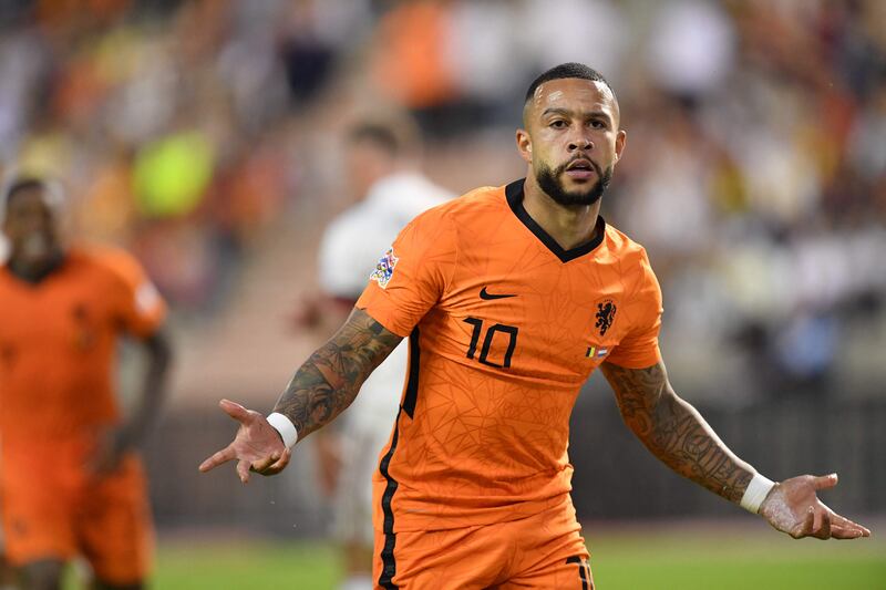 Memphis Depay 9 – A MOTM-worthy display from the Barcelona forward. He more than earned his brace with intelligent movement that was too much for the Belgians on this occasion. AFP