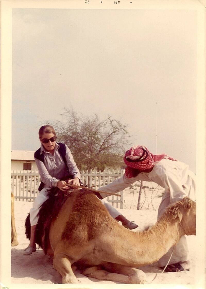 Jan Constable in Dubai in 1972. Courtesy Jan Constable