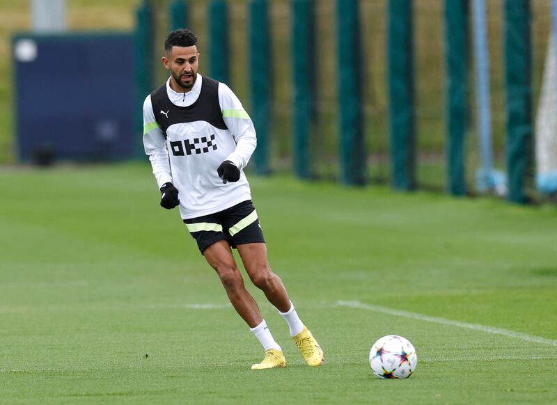 Manchester City's Riyad Mahrez. Reuters