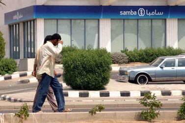 Samba Financial Group on Wednesday reported a 5.3% rise in its 2020 net profit. AP Photo