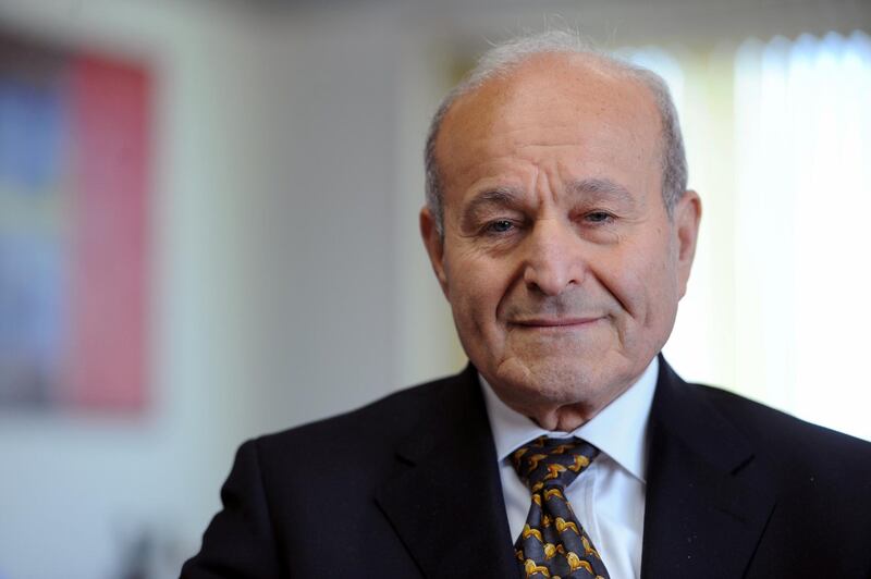 Issad Rebrab, Algerian entrepreneur and CEO of CEVITAL industrial group, poses on January 30, 2014, in his office in Algiers, Algeria. AFP PHOTO / FAROUK BATICHE (Photo by FAROUK BATICHE / AFP)