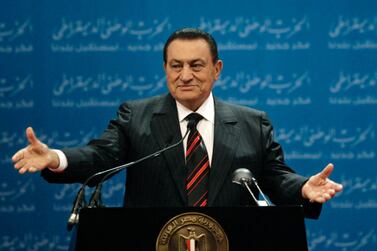 Egyptian President Hosni Mubarak pictured on November 1, 2008. AP Photo