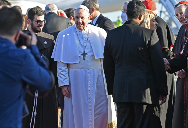 The visit by Pope Francis has been eagerly awaited by the estimated 25,000 Catholics in a country of about a million people. These include thousands of Maronites whose ancestors arrived from Syria and Lebanon, but most are overseas workers from the Philippines and South Asia, along with African migrants. AFP