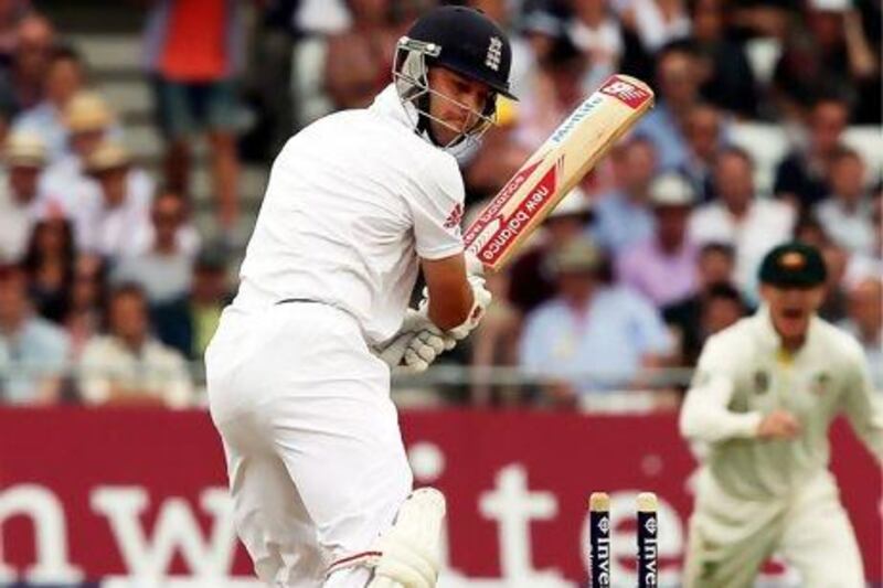 Jonathan Trott was bowled out for 48. David Jones / EPA