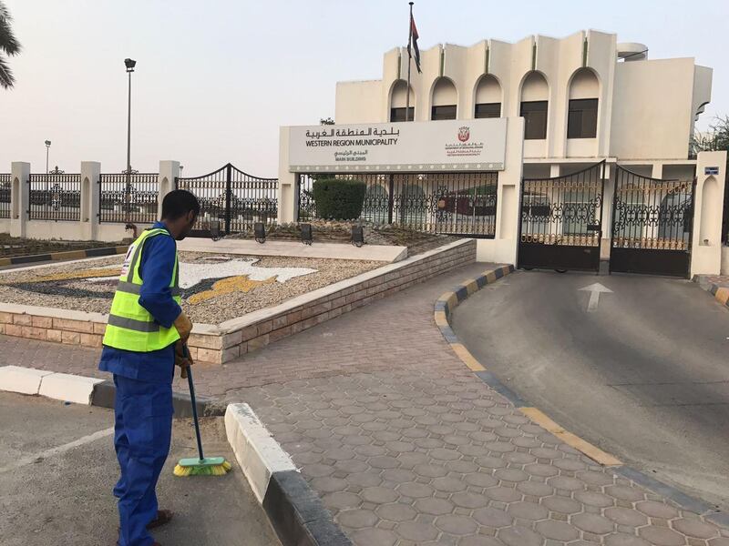 The punishments included sweeping the streets.