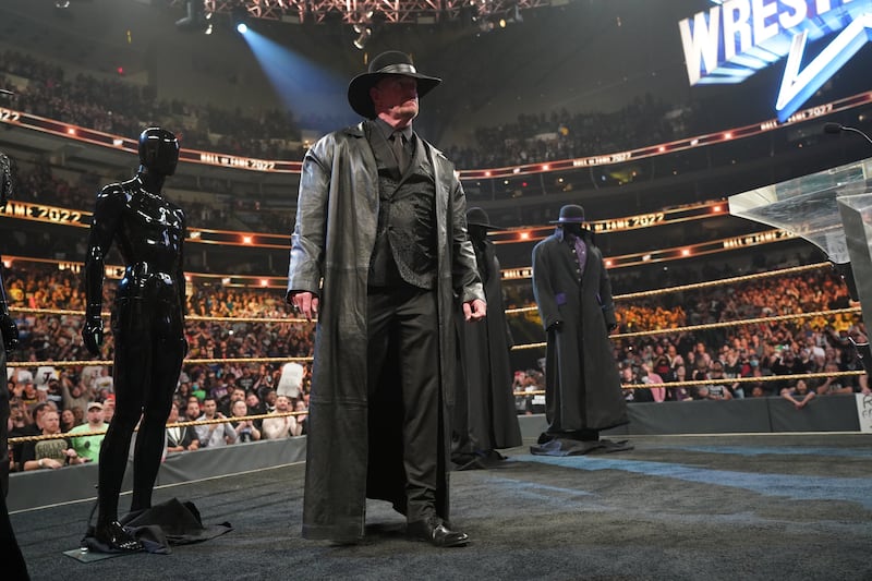 The Undertaker has been inducted into the WWE Hall of Fame. All photos: WWE