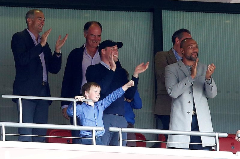There was a lot for Prince William and Villa fans to be happy about. Action Images via Reuters