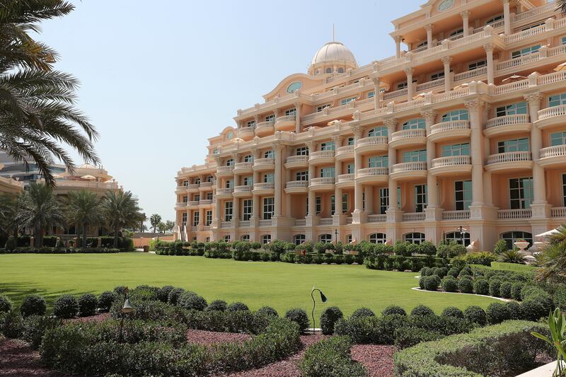 Raffles Dubai The Palm is set amid 100,000 square metres of beachfront and landscaped grounds on the West Crescent, Palm Jumeirah