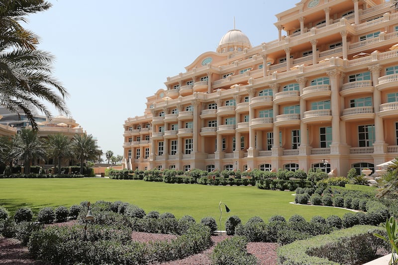 Raffles Dubai The Palm is set amid 100,000 square metres of beachfront and landscaped grounds on the West Crescent, Palm Jumeirah