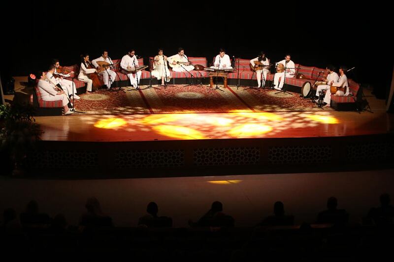 Asil Ensemble perform at the Abu Dhabi Festival. Fatima Al Marzooqi / The National. March 18, 2014



