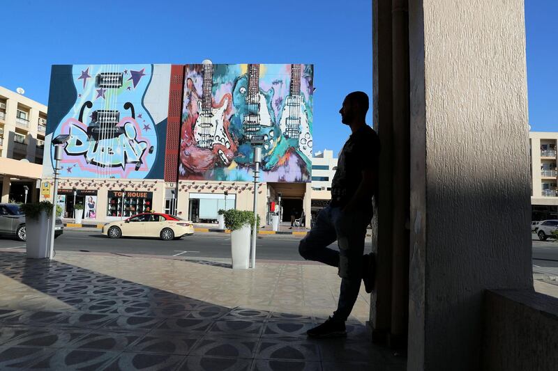 Dubai, United Arab Emirates - Reporter: N/A: Photo project. Street art and graffiti from around the UAE. Monday, January 27th, 2020. Al Karama, Dubai. Chris Whiteoak / The National