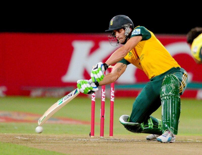 Faf du Plessis is considered a '50-50' possibility for playing with South Africa against Sri Lanka on Saturday. AP Photo