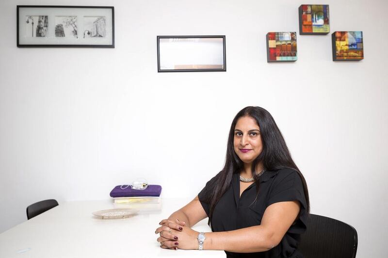 Shelina Jokhiya, founder of Decluttr Me at her home in Dubai. Antonie Robertson / The National