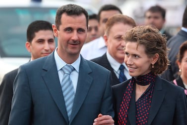 Asma Al Assad, pictured with her husband, Syria's President Bashar Al Assad, is being investigated by British police over involvement in war crimes.EPA