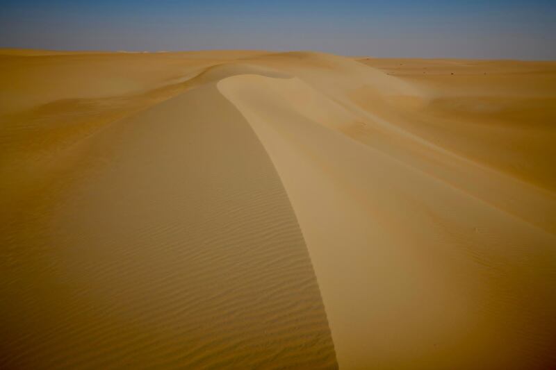 A sand dune in the Empty Quarter