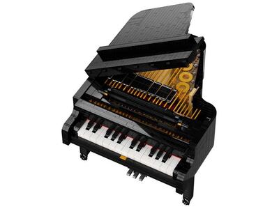 The Lego set for the grand piano features 3,662 pieces. Courtesy Lego 
