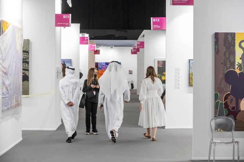 Art Dubai has returned to Madinat Jumeirah this year, with its most extensive list of participating galleries to date. The fair opens to the public on March 11 and runs until March 13. All photos: Antonie Robertson / The National