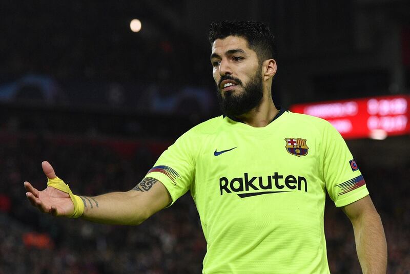 Luis Suarez: 6/10. Another Liverpool old boy returning to Anfield without much joy. Was his usual irritating self and forced Alisson into some smart saves, but was largely shackled by Matip and Van Dijk. EPA