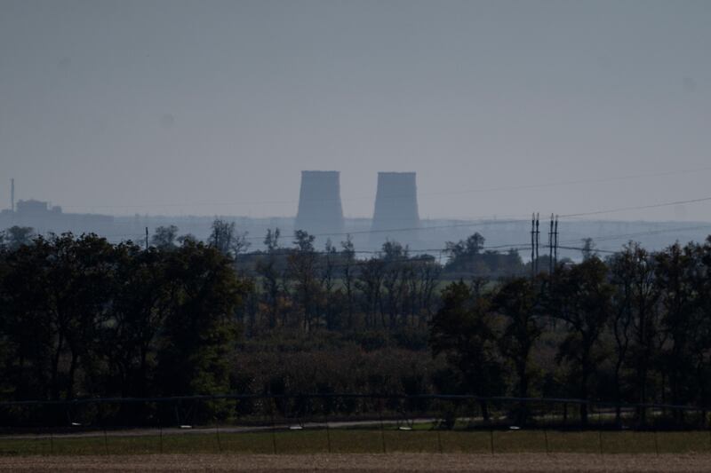 The Zaporizhzhia nuclear power plant in Ukraine. AP