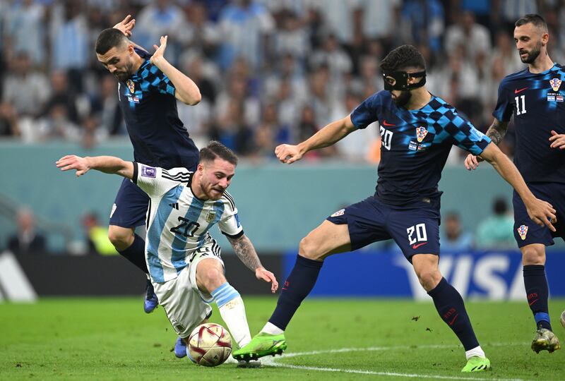 Alexis Mac Allister - 8. Headed a 42nd-minute corner towards goal that was saved. Volleyed wide on 82 as Argentina dominated. Grown throughout the tournament. Getty