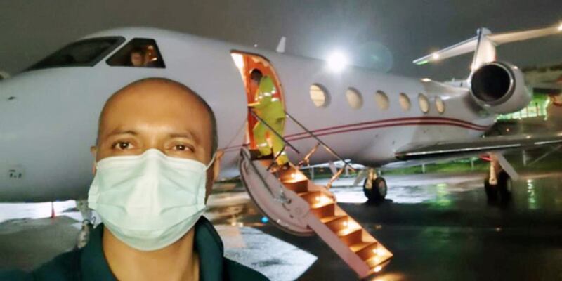 Medical experts in India sacrificed their Eid Al Adha holidays to fly into the UAE to bolster care teams at hospitals as the fight against Covid-19 continues. This photo shows Dr Sanjay Rajdev.
