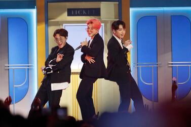 K-pop band BTS perform during the 2019 Billboard Music Awards. Reuters 