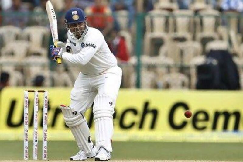 Virender Sehwag has averaged just 35 over the past two years and has not scored a Test hundred since November 2010. Aijaz Rahi / AP Photo