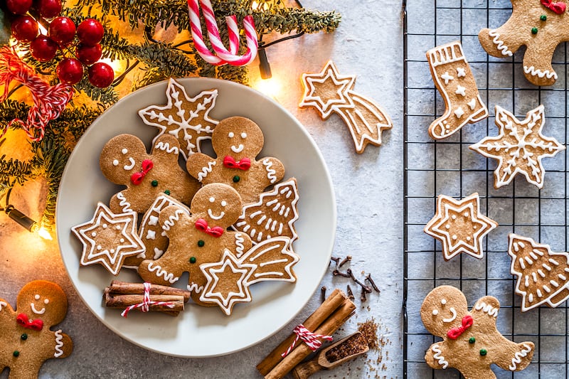 Decorative homemade Christmas cookies. Getty Images