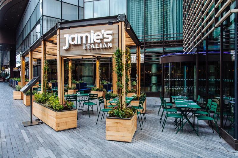 Jamie’s Italian restaurant at Hilton London Tower Bridge. Courtesy Hilton