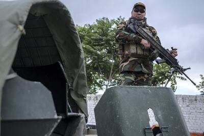 The checkpoint in Pul-e-Charkhi outside Kabul is one of the entry points into the capital. 