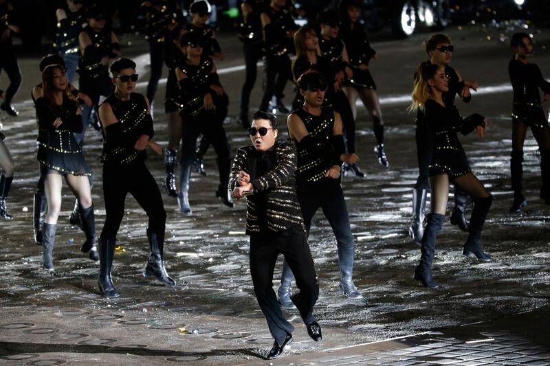 South Korean rapper Psy. AFP
