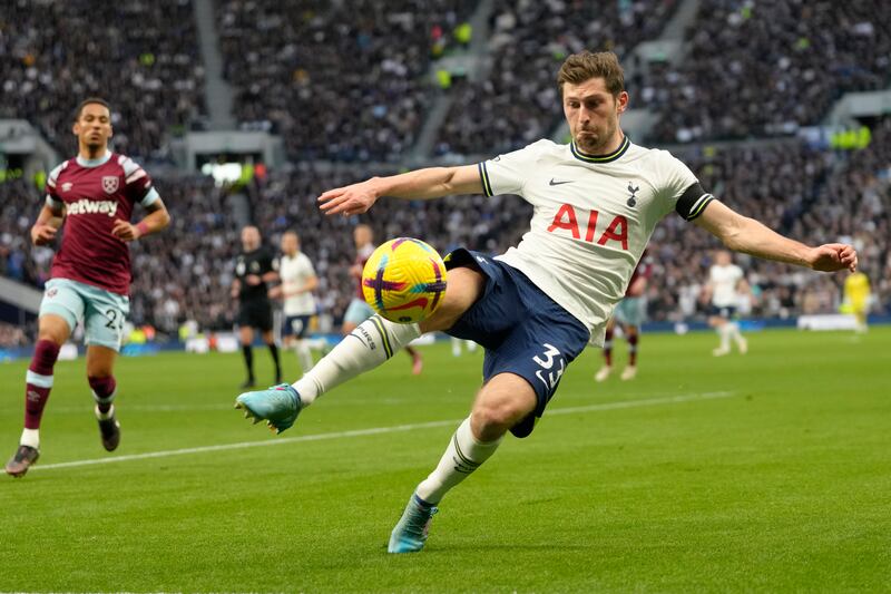 Tottenham's Ben Davies. AP 