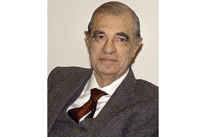 Amin al Hafez, seen here in 2006,  died in hospital on Monday after a long period of illness. He was 88.