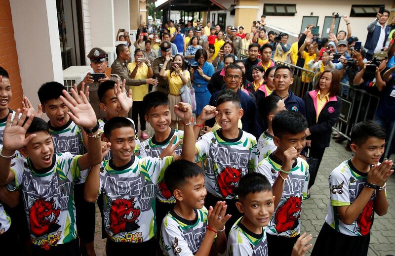 Four of the boys, who were not Thai citizens, have submitted citizenship applications, officials confirmed in the press conference. Reuters