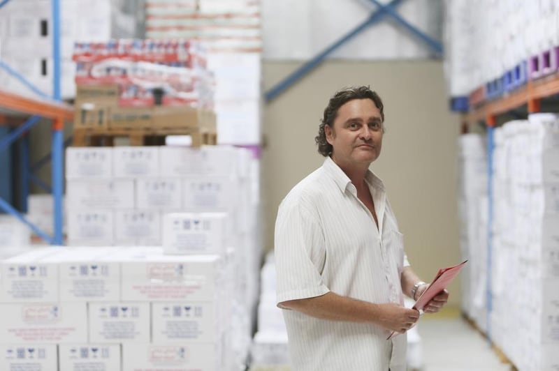 Iain Cusik, technical director, is photographed in a warehouse at the Chilly Willy manufacturing facility.