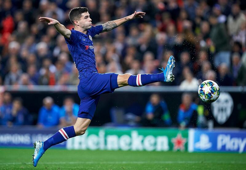 Christian Pulisic of Chelsea. Getty