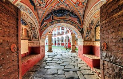 The 10th-century Rila Monastery in Bulgaria. Photo: Hidden History