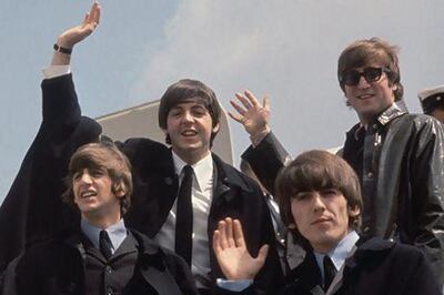 The Beatles’ mop-tops in 1964. Getty Images