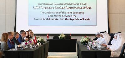 The UAE and Latvia have agreed on a six-track economic cooperation programme. Photo: Wam
