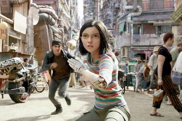 Rosa Salazar stars as Alita, a cyborg with martial arts skills and an extraordinary past. Courtesy Twentieth Century Fox