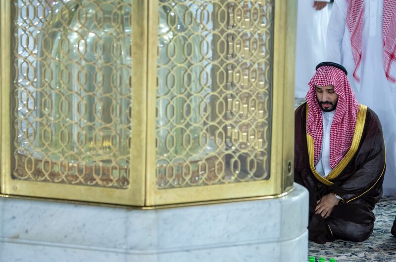 The shrine is cleaned with Zamzam water, mixed with rose water and fragrances.