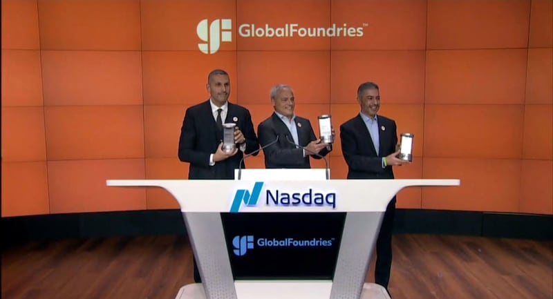 The IPO of GlobalFoundries raised nearly $2.6 billion amid strong demand from investors.. Photo: Screengrab