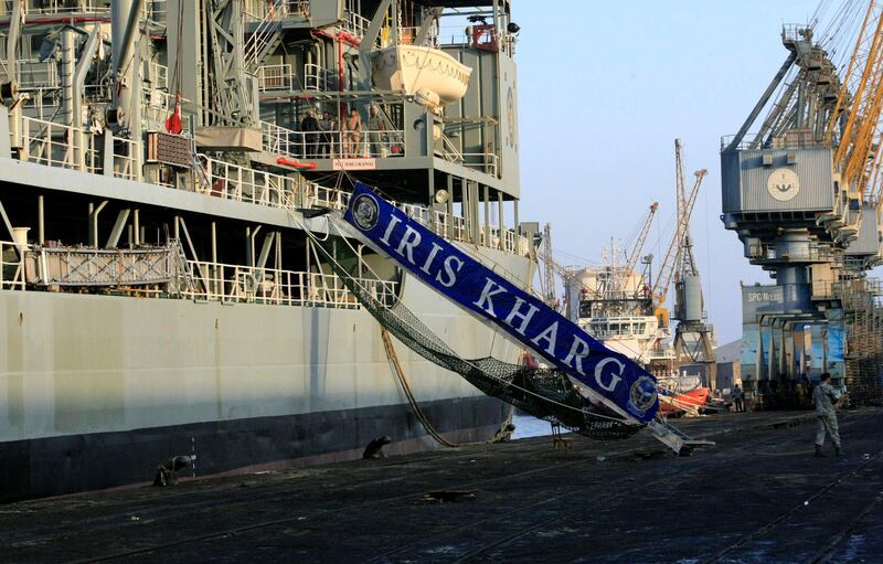 The Kharg docked in Sudan. Reuters