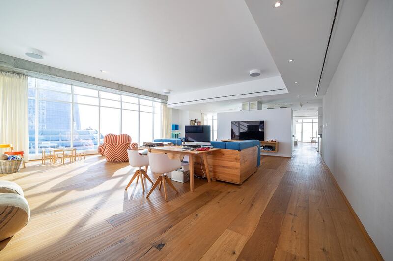 The wooden floor gives the place extra character. Courtesy LuxuryProperty.com