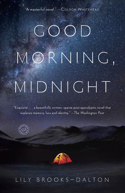 Good Morning, Midnight by Lily Brooks-Dalton. Courtesy Penguin Random House