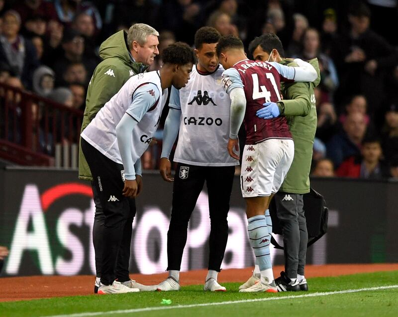 Jacob Ramsey – N/A: Left in agony after turning over ankle and had to be substituted just 14 minutes in. Reuters